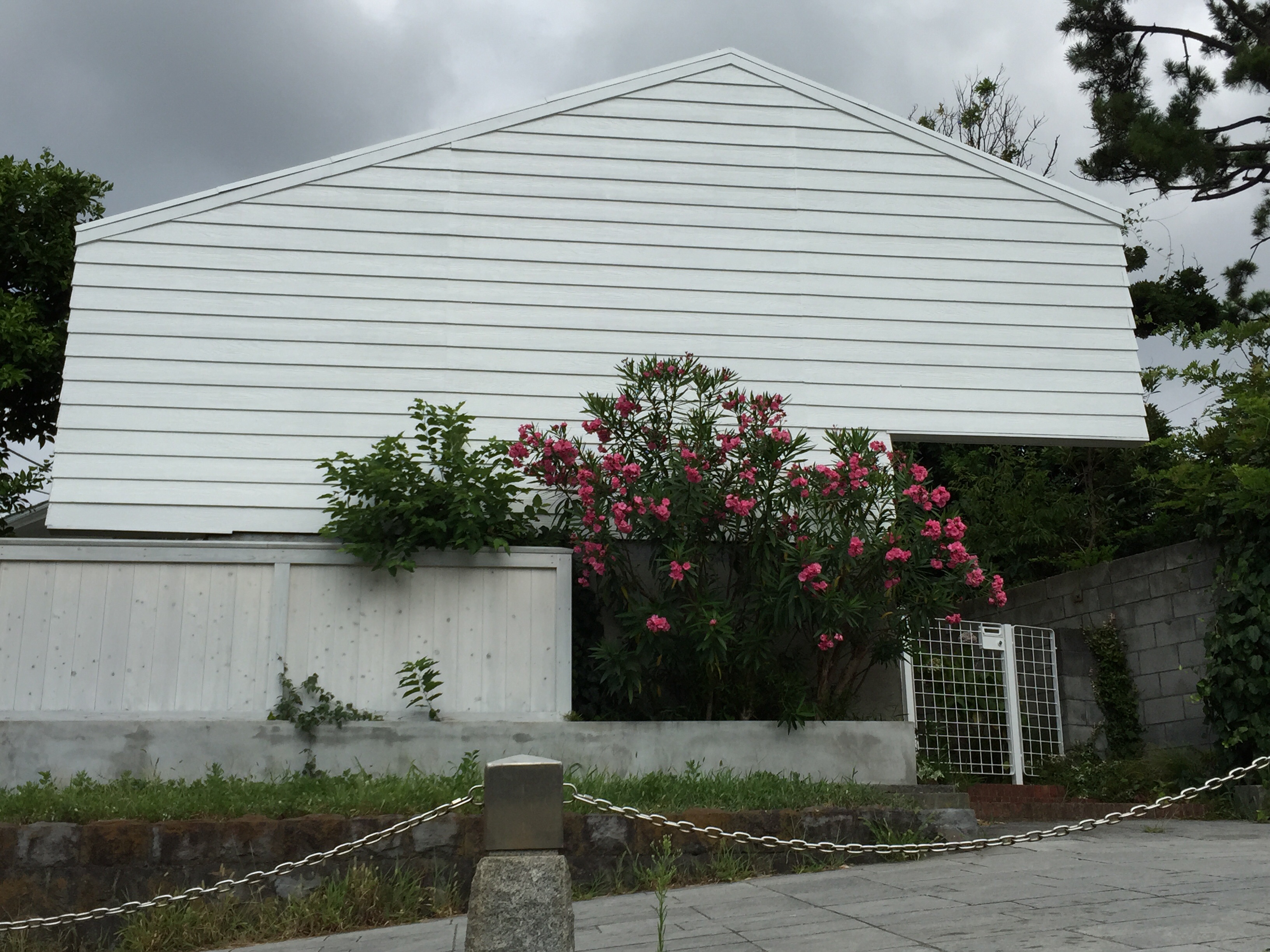 白いラップサイディングの家 Design Source デザインソース